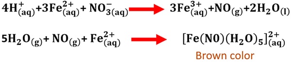 Brown Ring Test equation